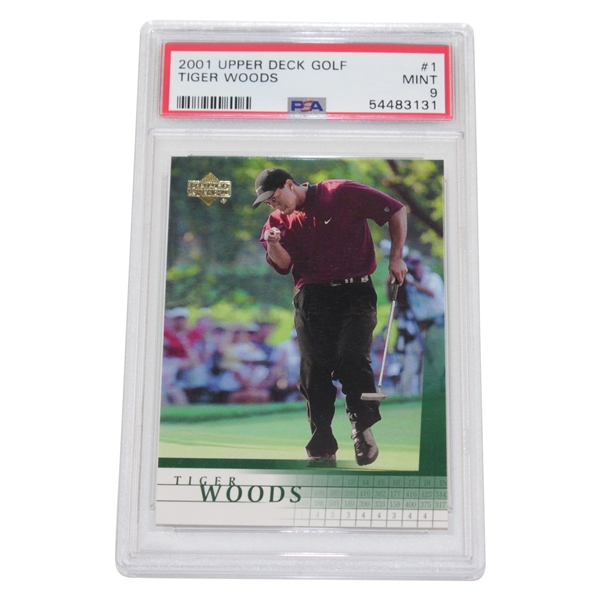 Tiger Woods 2001 Upper Deck Rookie Golf Cards Mint 9 PSA/DNA #54483131
