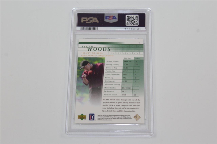 Tiger Woods 2001 Upper Deck Rookie Golf Cards Mint 9 PSA/DNA #54483131