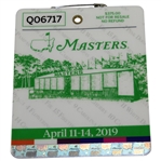 2019 Masters Tournament Series Badge #Q06717 - Tiger Woods Wins!