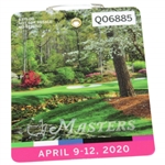 2020 Masters Tournament Series Badge #Q06885 - Dustin Johnson Winner