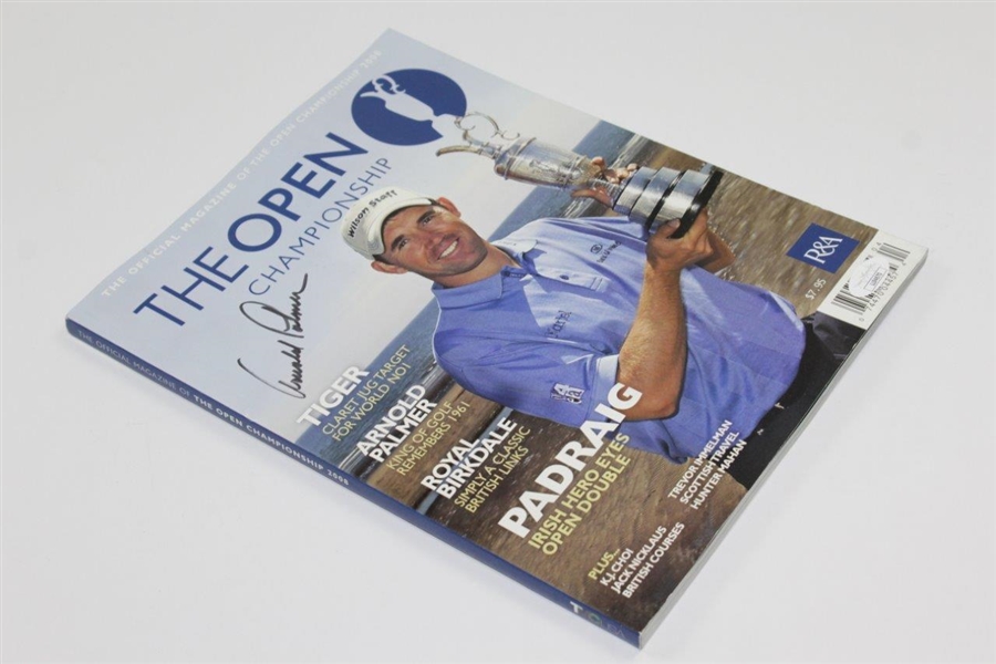 Arnold Palmer Signed 2008 The OPEN Championship Magazine JSA #LL94670