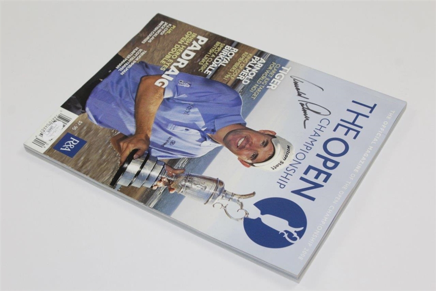 Arnold Palmer Signed 2008 The OPEN Championship Magazine JSA #LL94670