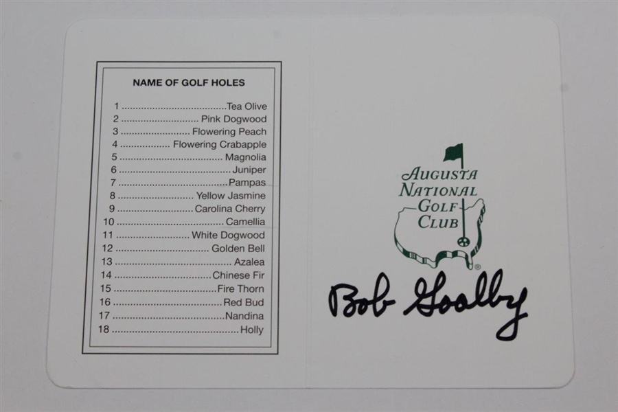 Herman Keiser, Doug Ford, & Bob Goalby Signed Augusta National Golf Club Scorecards JSA & PSA