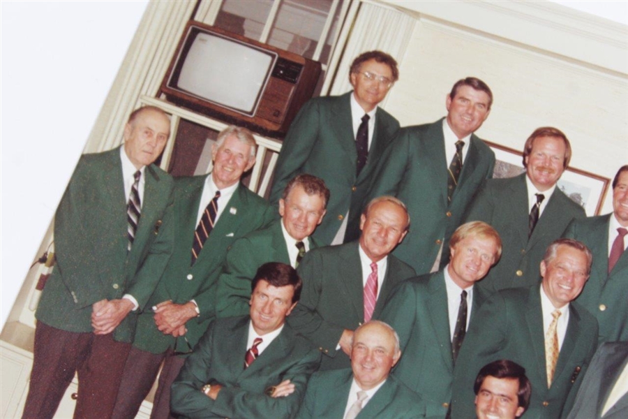 1984 Masters Tournament Champions Club Dinner Original Photo from Gene Sarazen Estate