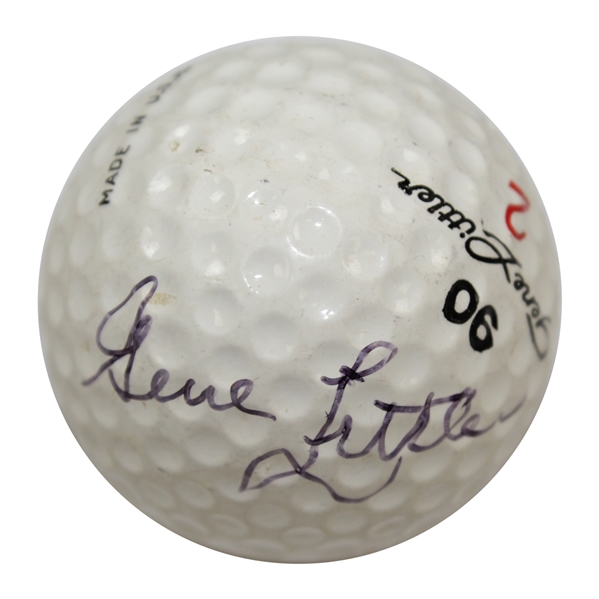 Gene Littler Signed Golf Ball His Logo JSA ALOA