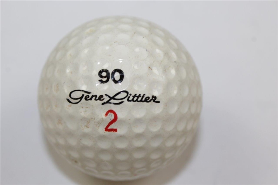 Gene Littler Signed Golf Ball His Logo JSA ALOA