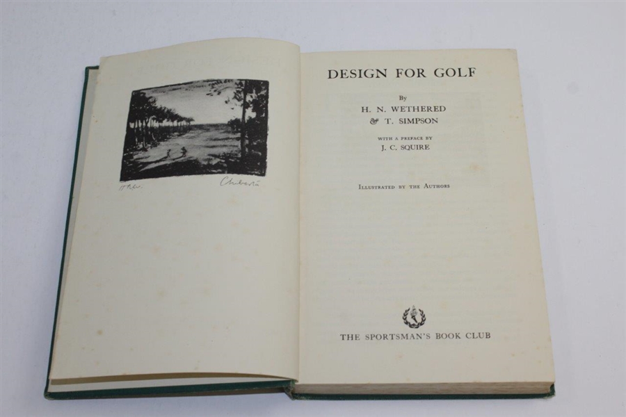 Design For Golf' 1952 Book by Simpson & Wethered