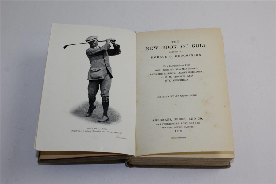 1912 'The New Book of Golf' Horace Hutchinson
