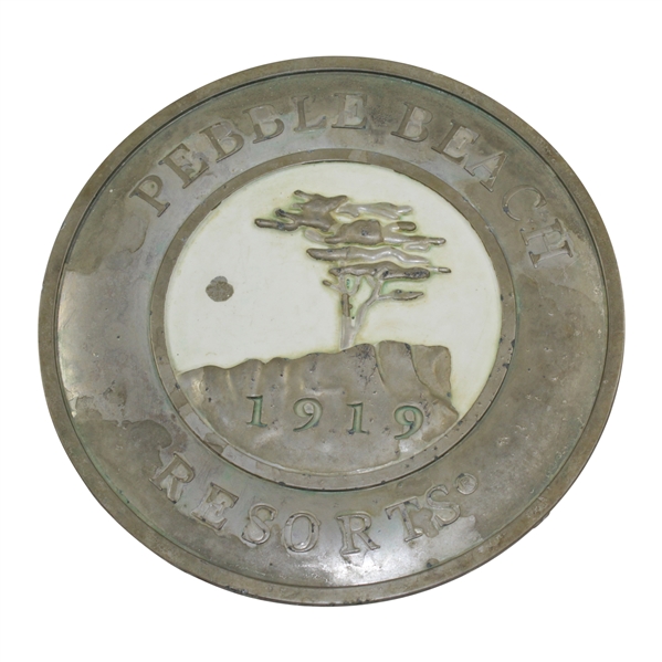 Pebble Beach Resorts '1919' Course Used White Tee Marker