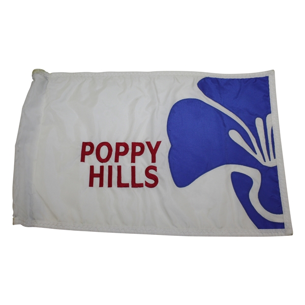 Course Flown Poppy Hills Embroidered Flag