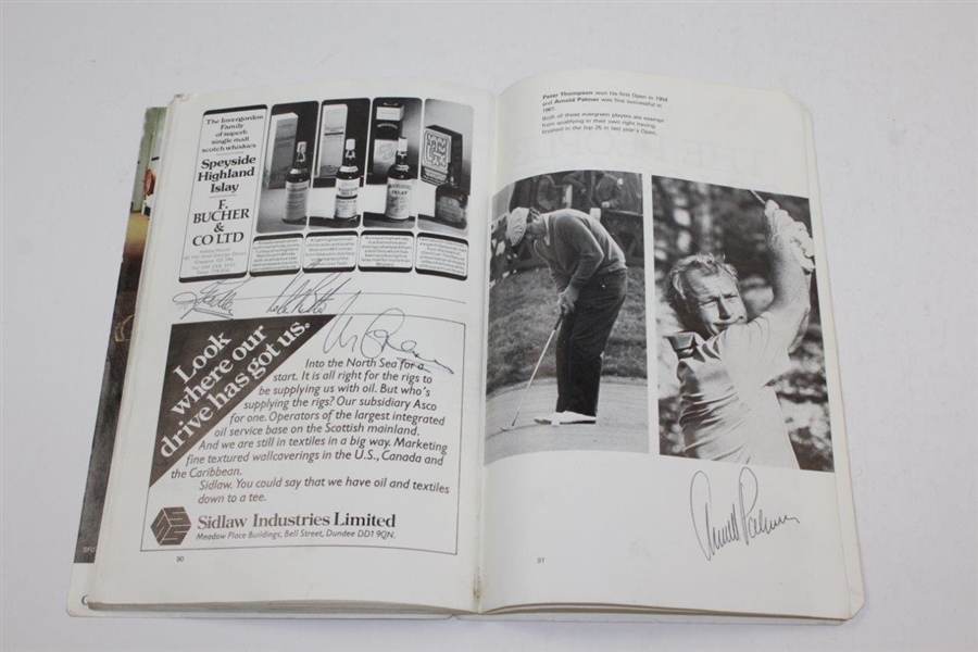 Watson (Cover), Palmer, Weiskopf, Player, & others Signed 1978 OPEN Program JSA ALOA