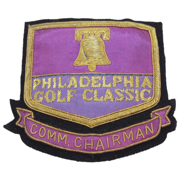 1970s Philadelphia Golf Classic Committee Chairman Coat Crest 