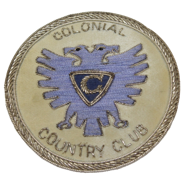 Vintage 1960s Colonial Country Club Members Coat Crest 