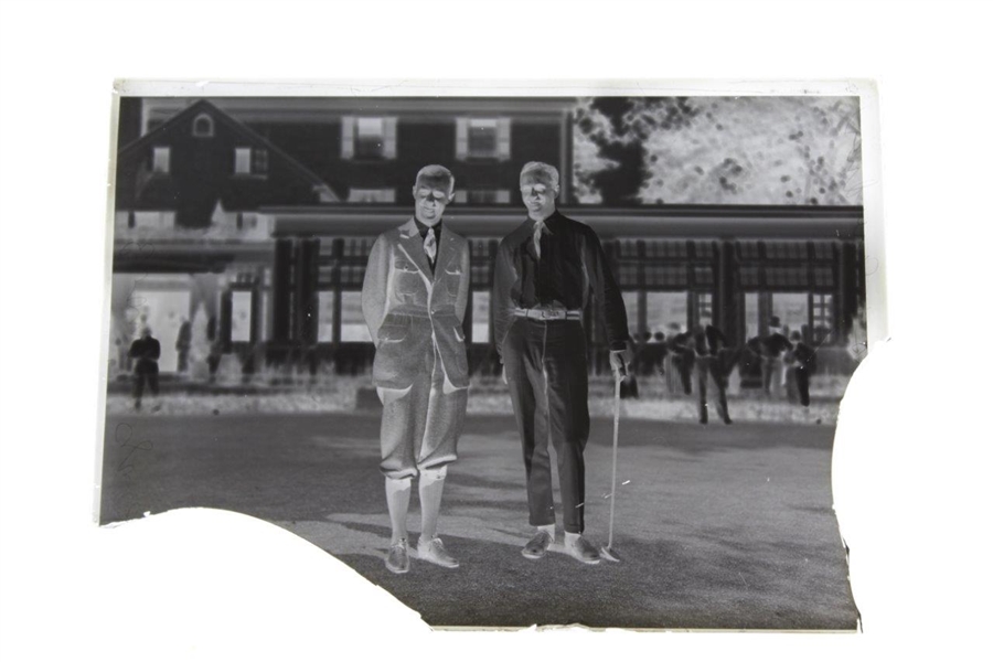 Chick Evans & Robert Gardner 1916 at Merion Glass Negative - Negative, Print, Digital File, & Rights