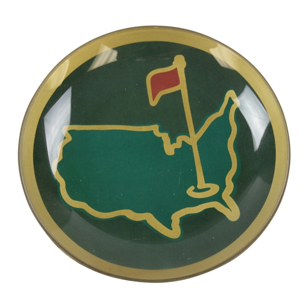 Augusta National Golf Club Green Logo Undated Change Plate in Original Box