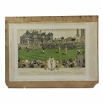 Robert Bobby Jones, Jr. Signed & Personalized Currier & Ives Foldout JSA ALOA