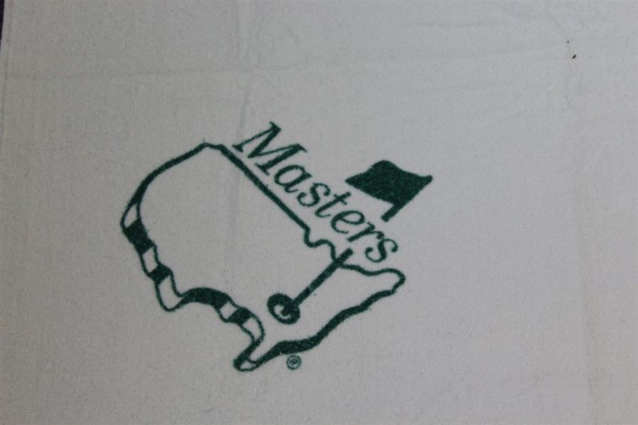 Masters Tournament Logo Green & White Beach Towel with ANGC Bag