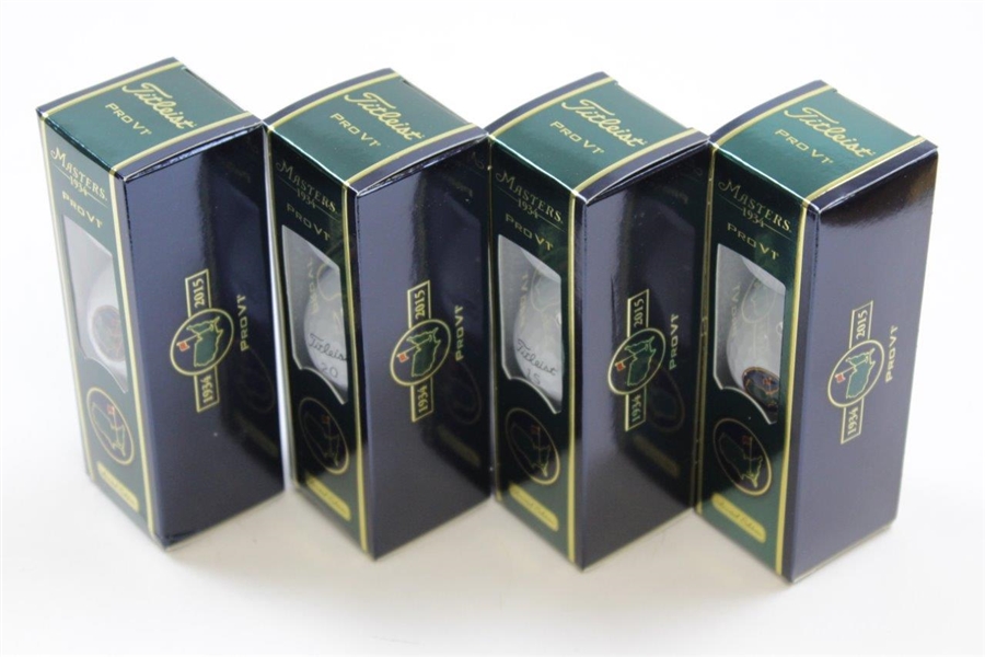 2015 Masters Tournament Dozen Pro-V1 Golf Balls in Original Box & Sleeves