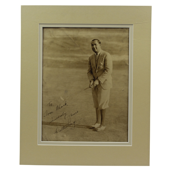 Walter Hagen Signed Oversize Photo with Personalization JSA ALOA 