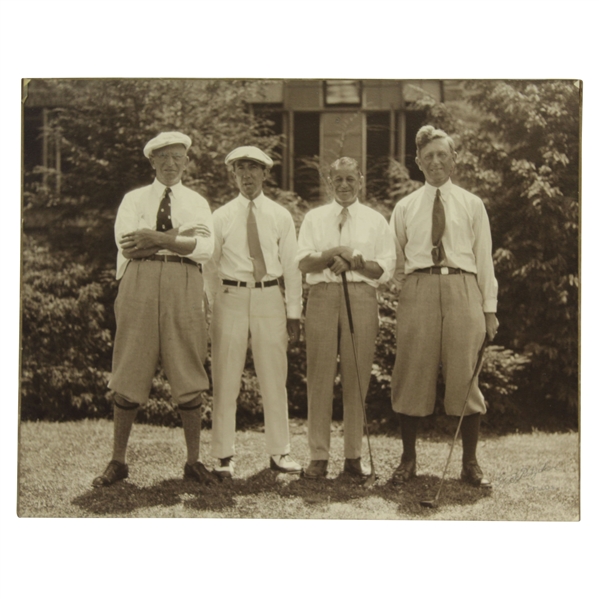 Jock Hutchison & Three Others George Pietzcker Golf Photo