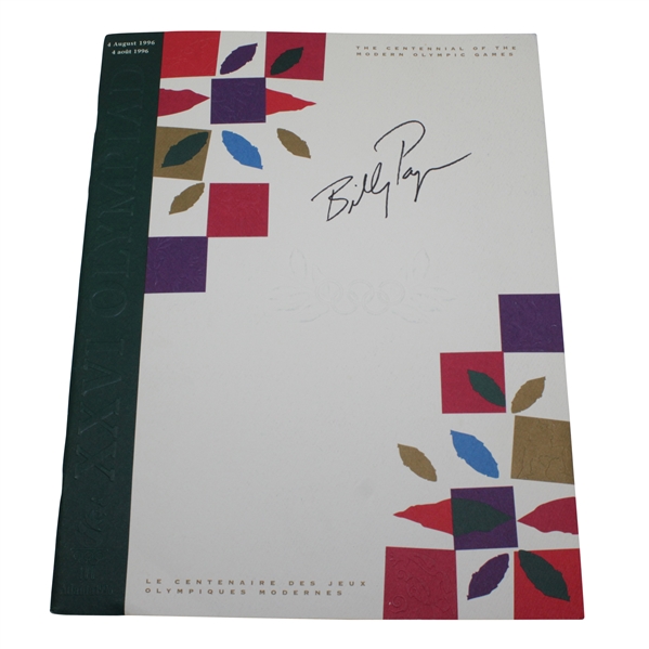 Billy Payne Signed 1996 The Centennial of the Modern Olympic Games Packet