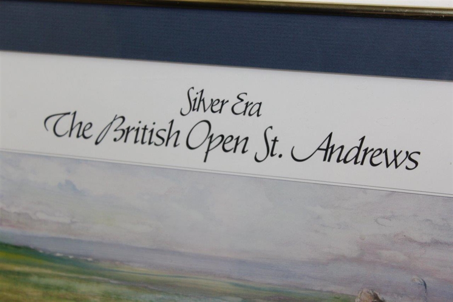 Jack Nicklaus Signed 'Silver Era: The British Open at St. Andrews' Triumphant Return Print - Framed JSA ALOA
