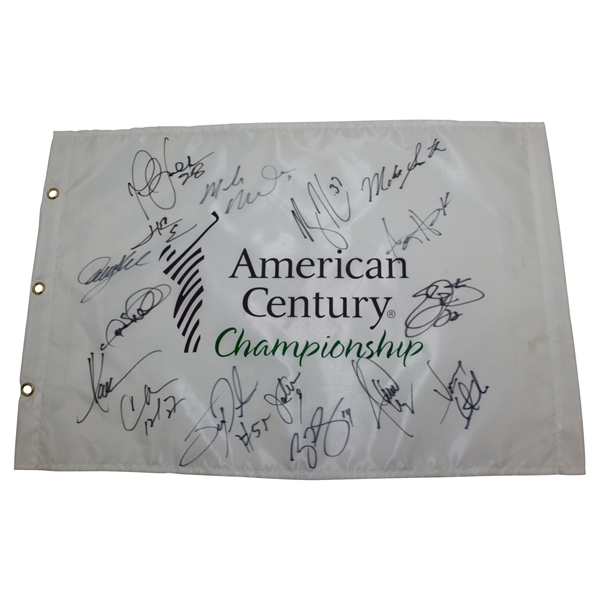 American Century Classic Championship Flag Signed by 16 Stars & Celebrities JSA ALOA