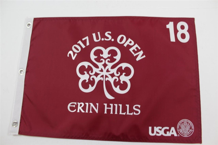 Fifty (50) 2017 US Open Championship at Erin Hills Red Screen Flags