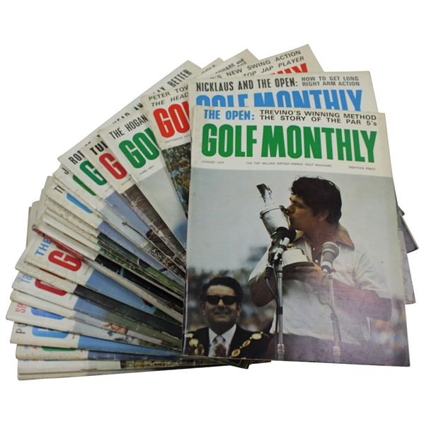 Twenty-Five (25) Golf Monthly Magazines