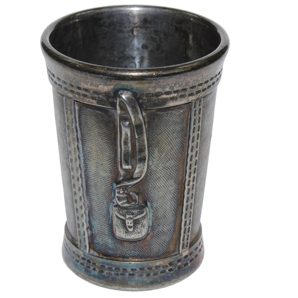 Vintage Silver Plated Golf Bag Themed Shot Cup