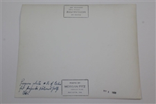 1953 Augusta National Eisenhower Cabin Construction Morgan Fitz PSA Certified Original Type 1 Photos