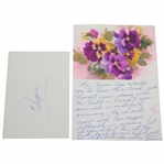 Jean Marshall Signed Hand-Written Note to Wayne Sadler - Bobby Jones Content