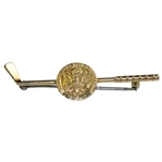 14k Gold USGA Golf Club Themed Tie Clip