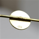 14k Gold USGA Golf Club Themed Tie Clip