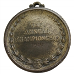 1921 PGA Championship at Inwood Country Club Bronze Medal