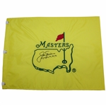 Jack Nicklaus Signed Masters Undated Embroidered Flag With Years Won Notation JSA ALOA