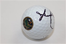 Adam Scott signed Masters Logo Golf Ball JSA ALOA