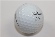 Adam Scott signed Masters Logo Golf Ball JSA ALOA