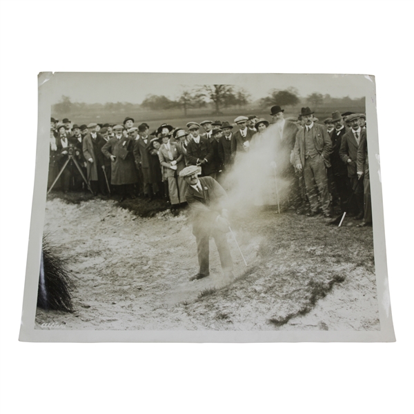 Taylor Gets Out of Bunker Great Contest at Sandy Lodge Alfieri Picture Service Photo - Victor Forbin Collection
