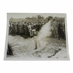 Taylor Gets Out of Bunker Great Contest at Sandy Lodge Alfieri Picture Service Photo - Victor Forbin Collection