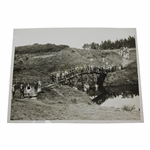Hagen & Duncan Followed by Spectators at Gleneagles Tournament Sport & General Press Photo - Victor Forbin Collection