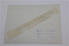 George Duncan OPEN Defending Champ at Season Open at Roehampton Daily Mirror Press Photo - Victor Forbin Collection