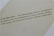 The Catch-On-Golfer Colin McCay Invention - Recording Distance on Dial Original Photo - Victor Forbin Collection