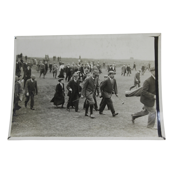 Vintage Vardon & Massey Walking to 5th Green Original Photo - Victor Forbin Collection