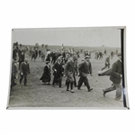 Vintage Vardon & Massey Walking to 5th Green Original Photo - Victor Forbin Collection