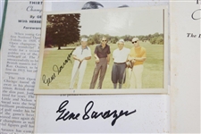 Thirty Years of Golf Championship Golf' 1950 Book Signed by Gene Sarazen & Signed Photo JSA ALOA