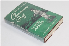 Thirty Years of Golf Championship Golf' 1950 Book Signed by Gene Sarazen & Signed Photo JSA ALOA