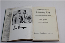 Thirty Years of Golf Championship Golf' 1950 Book Signed by Gene Sarazen & Signed Photo JSA ALOA
