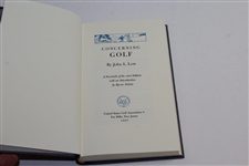 'Concerning Golf' 1987 USGA Reprint Book by John Low in Slipcase