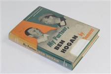 1954 'My Partner, Ben Hogan' Book by Jimmy Demaret - Paper Loss on Cover